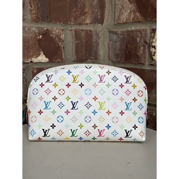 Louis Vuitton Monogram White Multicolor Cosmetic 56332 - Picture 1 of 8